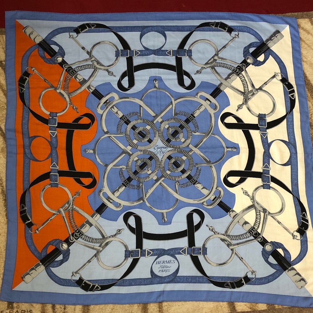 Hermès cashmere shawl